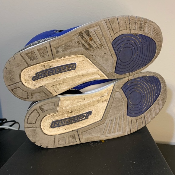 Nike Air Jordan 3 Retro Varsity Royal Cement size 8.5 CT8532-400 - Picture 8 of 9